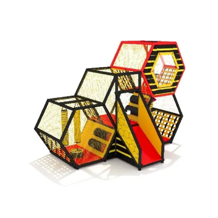 Детский игровой лабиринт «Соты» 3,45×1,8×2,3м.