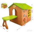 Игровой домик пластиковый со столиком и стулом