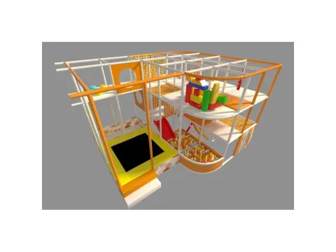 Игровой лабиринт «Микс» 4,8х5,8х3,6м.