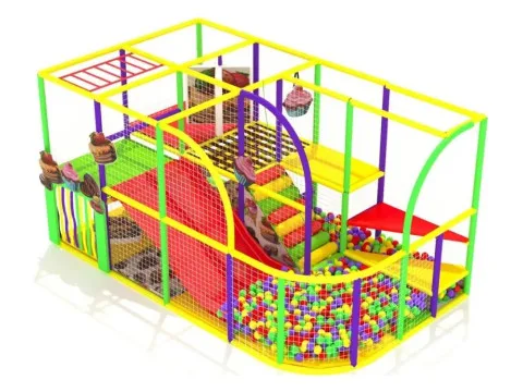 Игровой лабиринт «Пироженка» 4,7х2,7х2,45м.