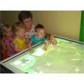 Интерактивная песочница Sandbox два в одном умный стол (с креплением)