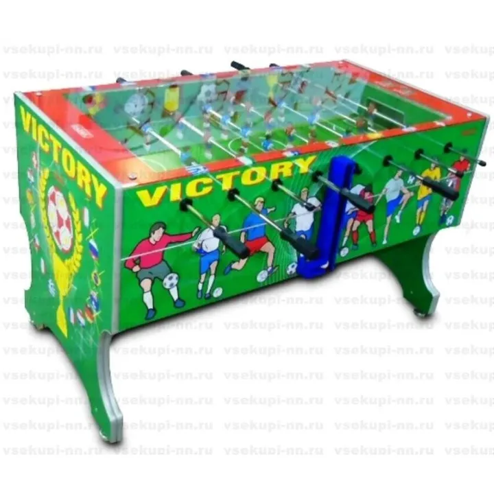 Настольный футбол «Victory» (жетоноприёмник, подсветка, защитное стекло)