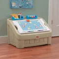 Step 2- Ящик для игрушек «Два в одном» (синий)