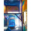 Вязаный игровой лабиринт «Красочные сети «Улей»
