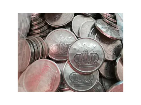 Жетоны для игровых аппаратов 24 мм.