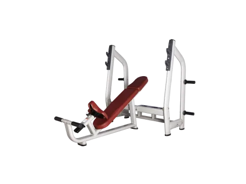 BRONZE GYM H-025 Скамья для жима с положительным наклоном (КОРИЧНЕВЫЙ)