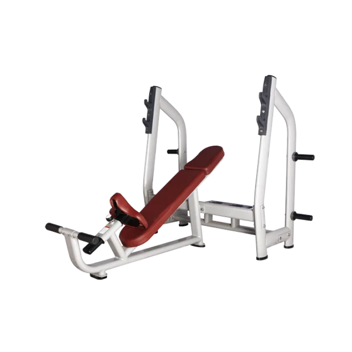 BRONZE GYM H-025 Скамья для жима с положительным наклоном (КОРИЧНЕВЫЙ)