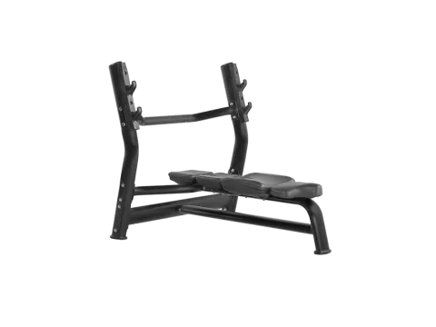 BRONZE GYM H-023A Скамья для жима горизонтальная (ЧЁРНЫЙ)