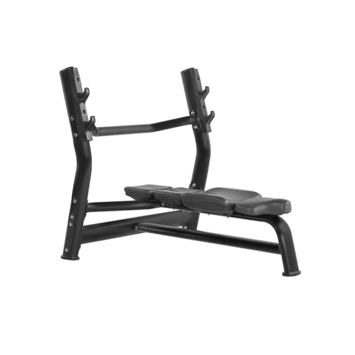 BRONZE GYM H-023A Скамья для жима горизонтальная (ЧЁРНЫЙ)