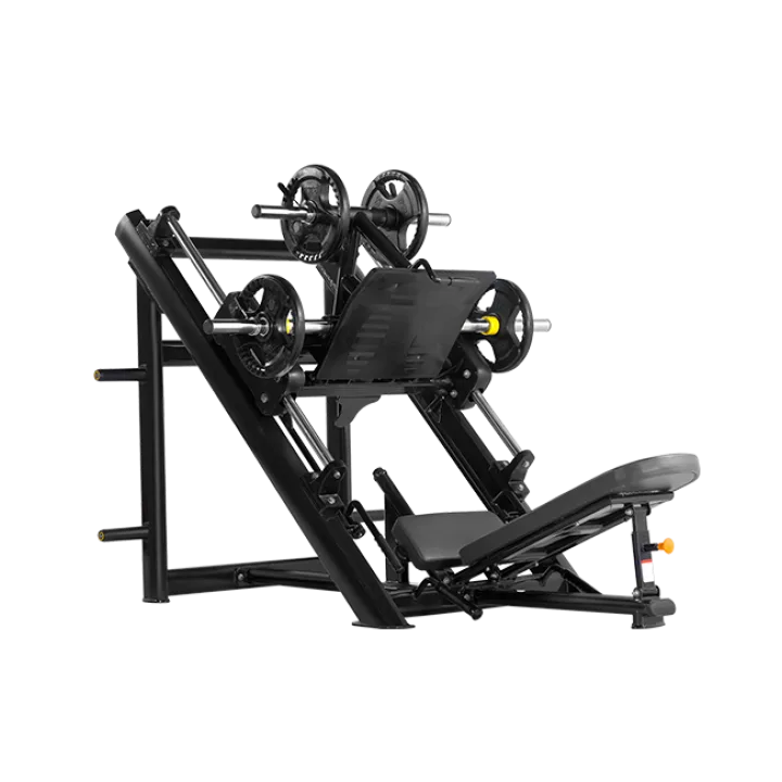 BRONZE GYM H-022 Жим ногами под углом 45 градусов (ЧЁРНЫЙ)