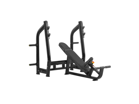 BRONZE GYM H-025 Скамья для жима с положительным наклоном (ЧЁРНЫЙ)