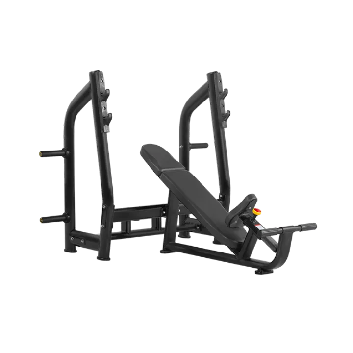 BRONZE GYM H-025 Скамья для жима с положительным наклоном (ЧЁРНЫЙ)