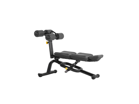 BRONZE GYM H-034A Скамья для пресса регулируемая (ЧЁРНЫЙ)