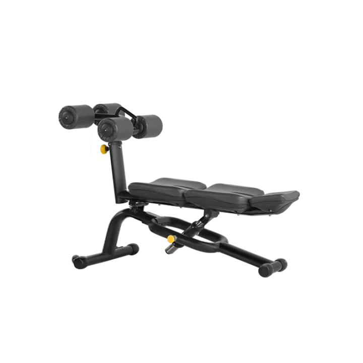 BRONZE GYM H-034A Скамья для пресса регулируемая (ЧЁРНЫЙ)