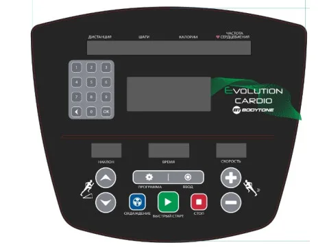 Bodytone EVOT2 кнопки/наклейка