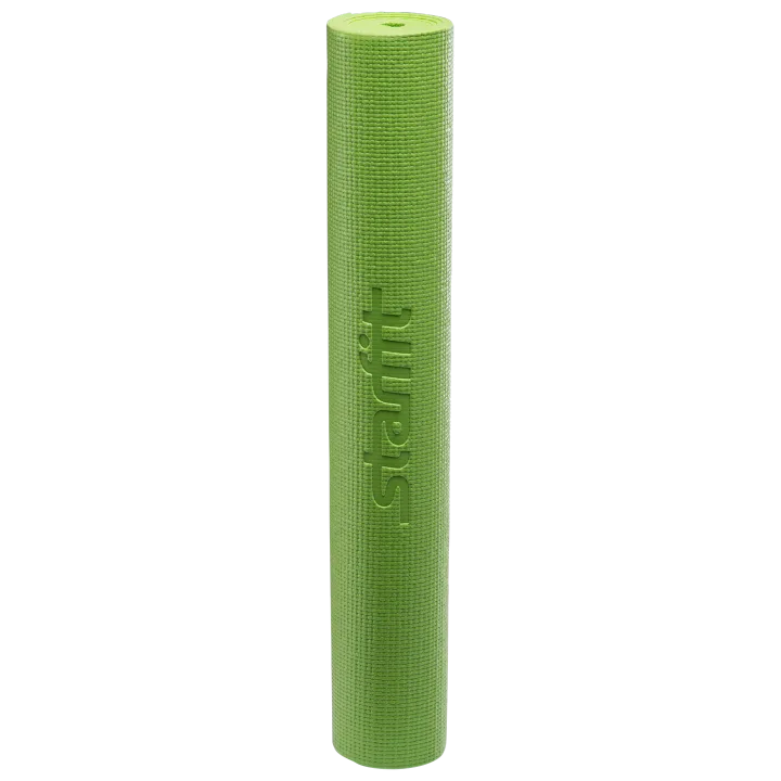 Коврик для йоги FM-101, PVC, 173x61x0,8 см, зеленый