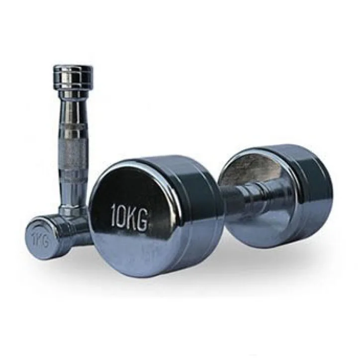 Хром гантели 1-10 кг. (110 кг) GLT FITNESS