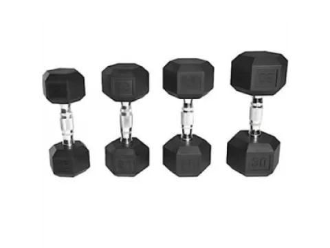 Гантели GLT гексагональные 1-10 кг. (110 кг) GLT FITNESS
