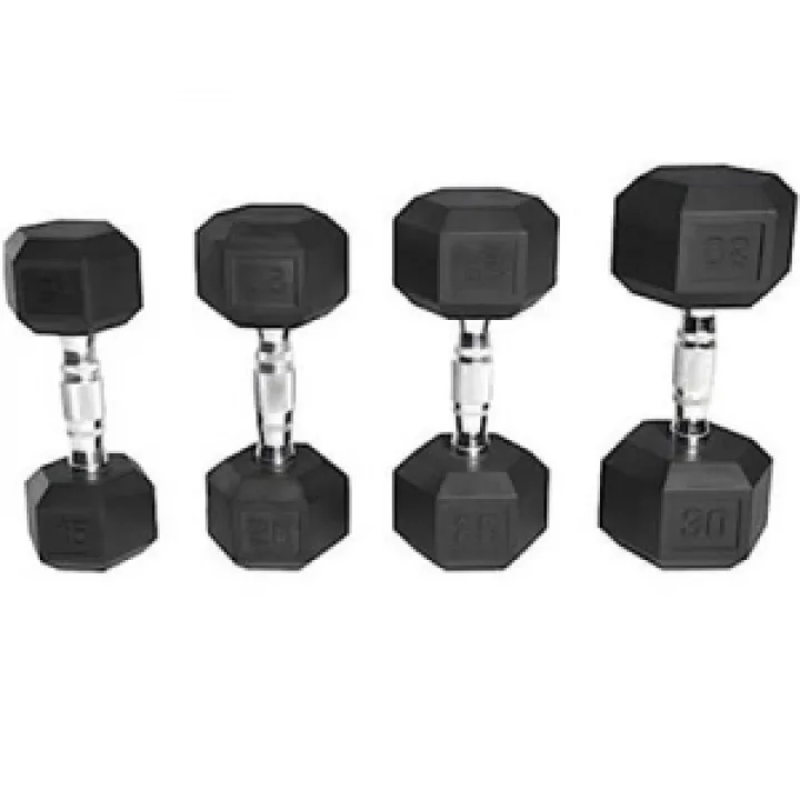 Гантели GLT гексагональные 1-10 кг. (110 кг) GLT FITNESS
