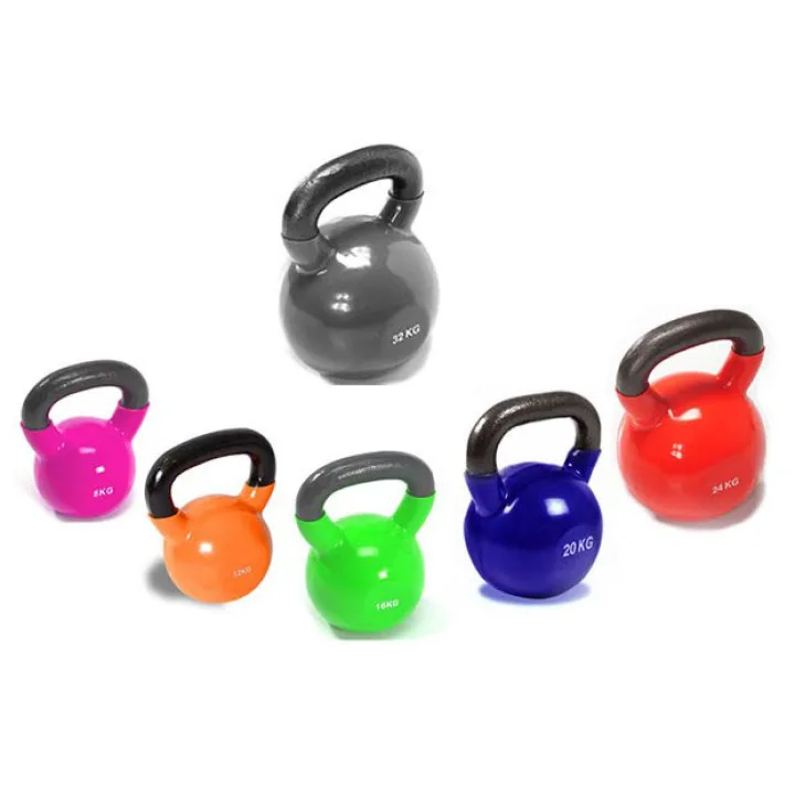 Гиря металл виниловые 6кг. GLT FITNESS