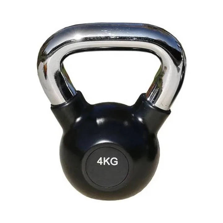 Гиря металл ручка хром 4кг. GLT FITNESS
