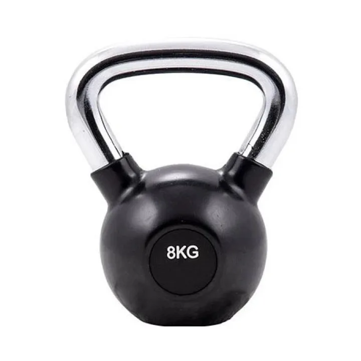 Гиря металл ручка хром 8кг. GLT FITNESS