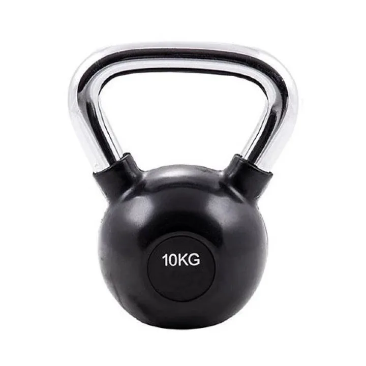 Гиря металл ручка хром 10кг. GLT FITNESS