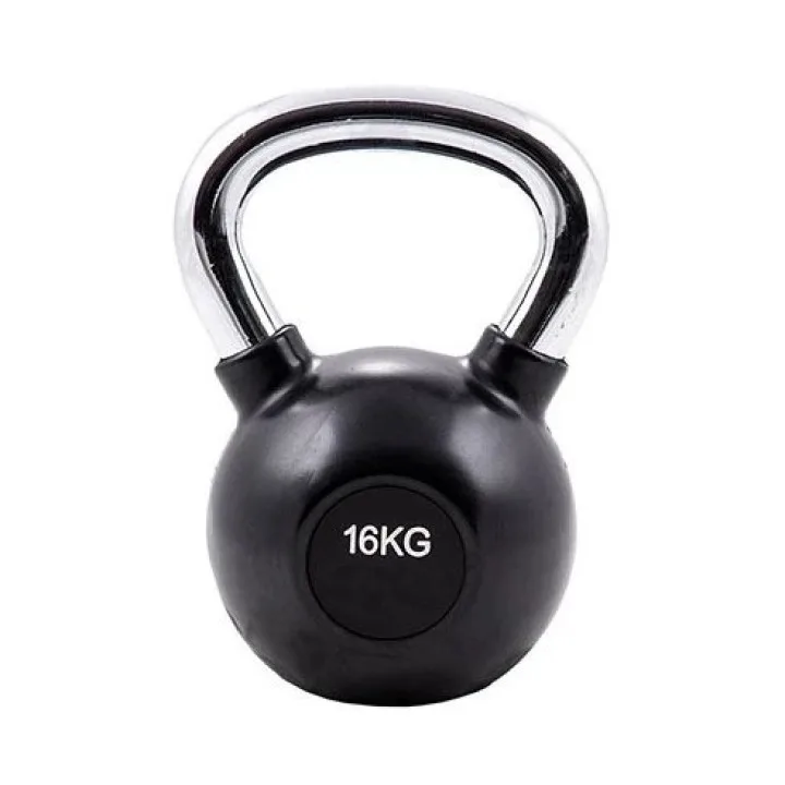 Гиря металл ручка хром 16кг. GLT FITNESS