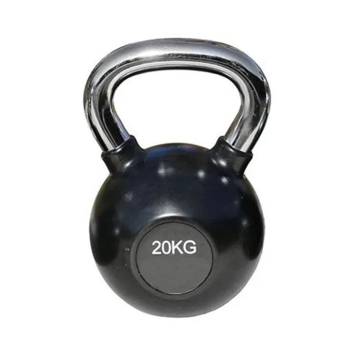 Гиря металл ручка хром 20кг. GLT FITNESS