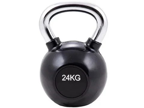 Гиря металл ручка хром 24кг. GLT FITNESS