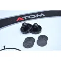 Аэрохоккей «ATOM» 7 ф (213,4 х 122 х 81,3 см, черный)