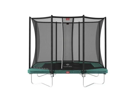 Прямоугольный Батут BERG Ultim Favorit Regular 280 Green + Safety Net Comfort