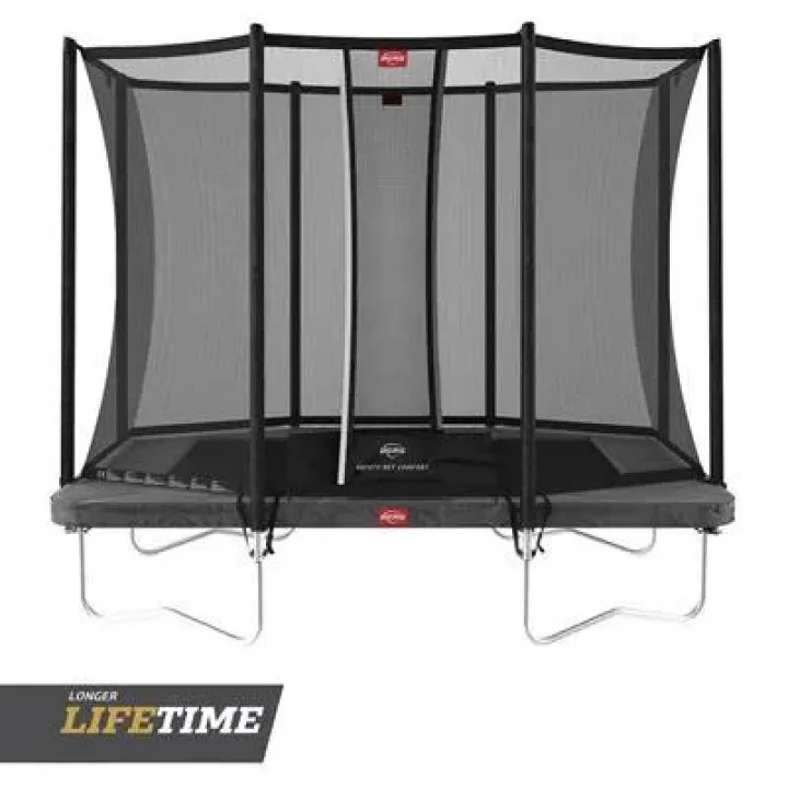 Батут BERG Ultim Favorit Regular 280 Grey + Safety Net Comfort