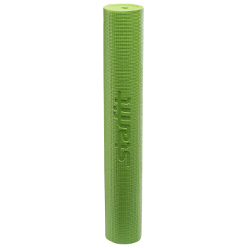 Коврик для йоги FM-101, PVC, 173x61x0,4 см, зеленый