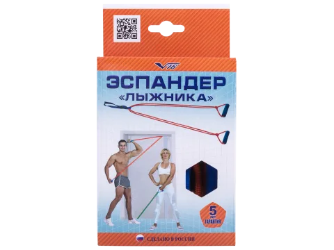 Эспандер лыжника-пловца ЭЛБ-2Р-К взрослый, двойной