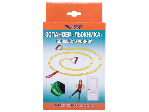 Эспандер лыжника-пловца ЭЛБ-3Р-К взрослый, тройной