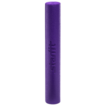 Коврик для йоги FM-101, PVC, 173x61x0,3 см, фиолетовый