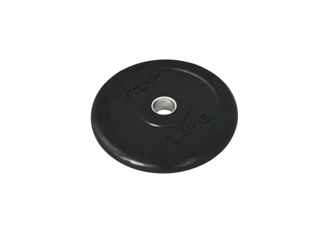 Диск обрезиненный BB-202, d=26 мм, черный, 2,5 кг