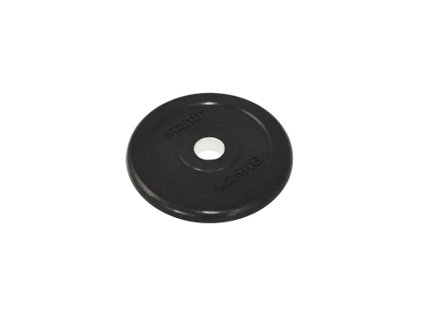 Диск обрезиненный BB-202, d=26 мм, черный, 1,25 кг