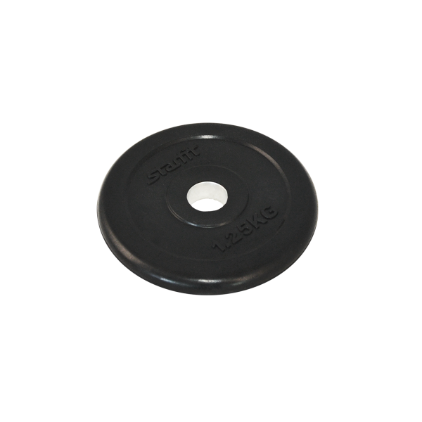 Диск обрезиненный BB-202, d=26 мм, черный, 1,25 кг