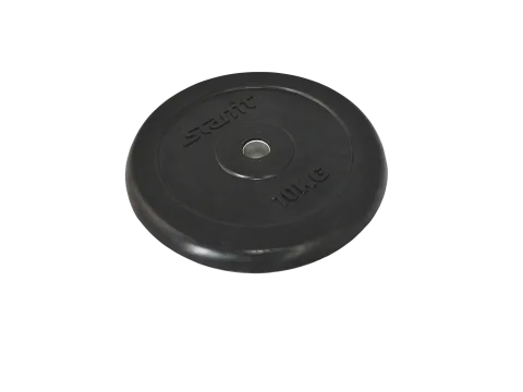 Диск обрезиненный BB-202, d=26 мм, черный, 10 кг