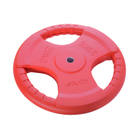 Диск обрезиненный BB-201, d=26 мм, красный, 25 кг