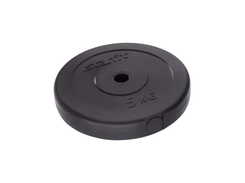 Диск пластиковый BB-203, d=26 мм, черный, 5 кг