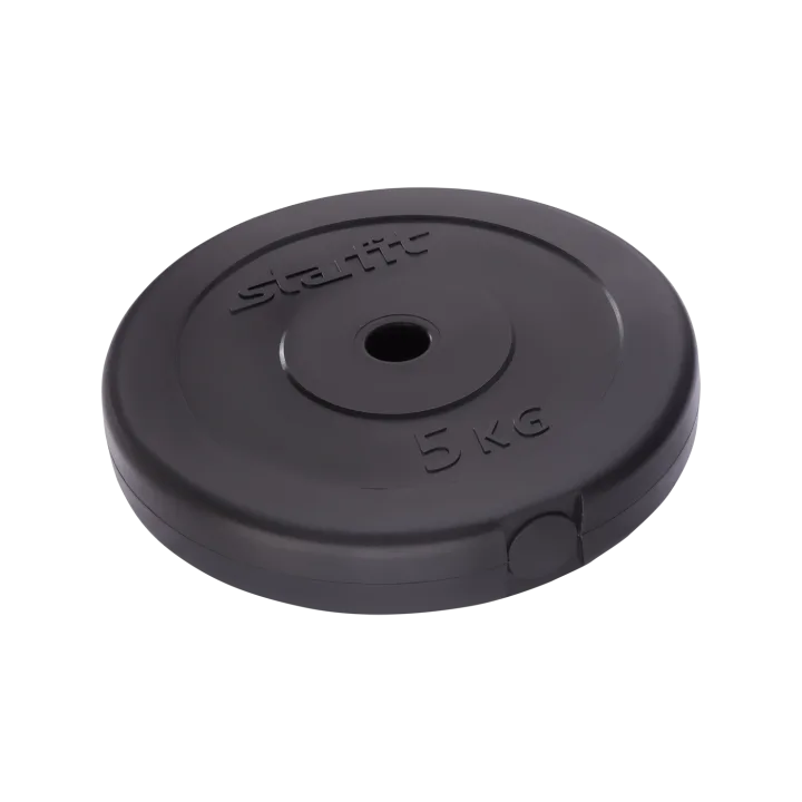 Диск пластиковый BB-203, d=26 мм, черный, 5 кг