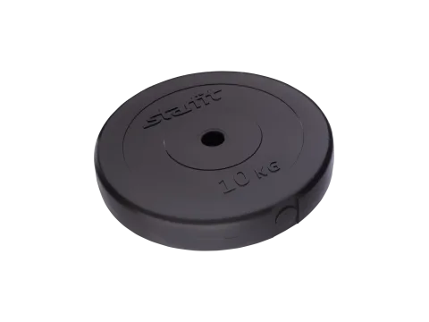 Диск пластиковый BB-203, d=26 мм, черный, 10 кг