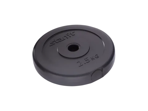 Диск пластиковый BB-203, d=26 мм, черный, 2,5 кг